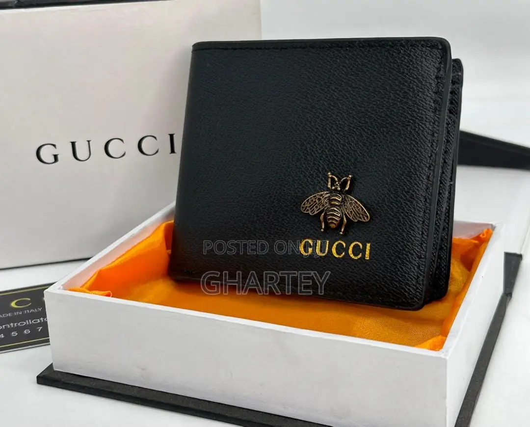 Men’S Quality Leather Pocket Wallet Black Brown