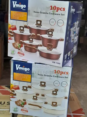 Vmigo Durable 10pcs Nano Granite Cookware Set