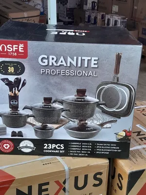 Nsef Super Durable Granite Profesional 23pcs Cookware Set