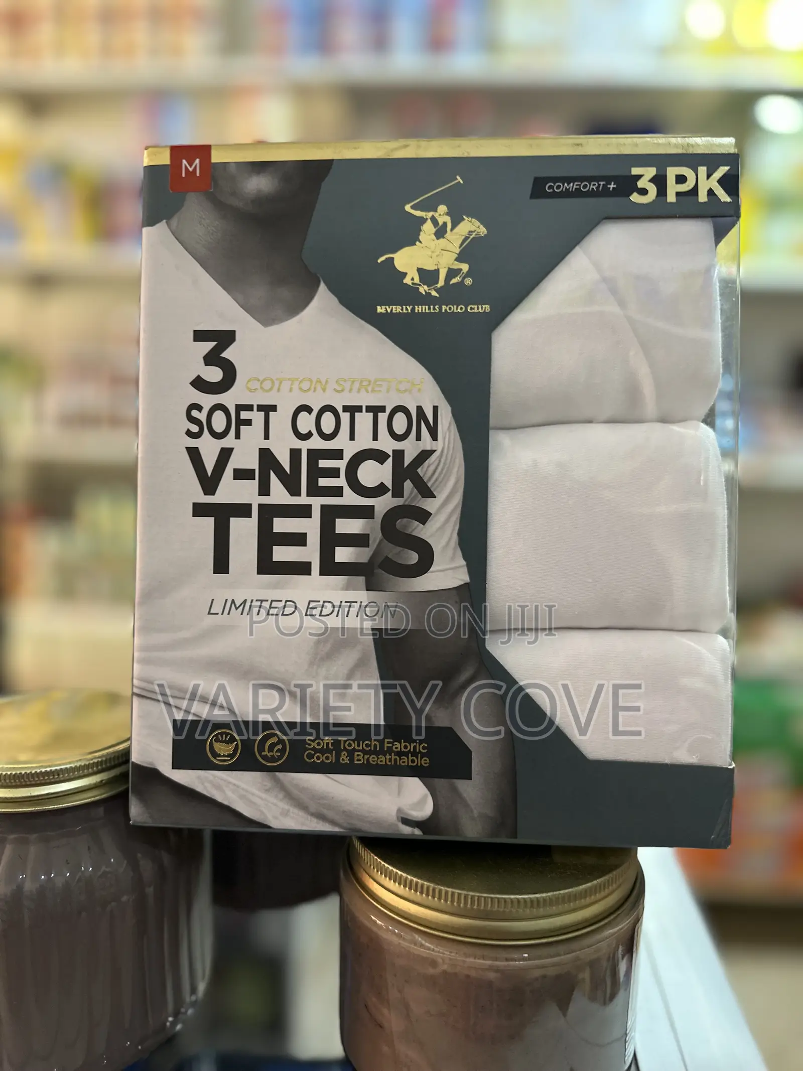 Beverly Hills Polo Club 3 Pack v Neck Tees Limited Edition