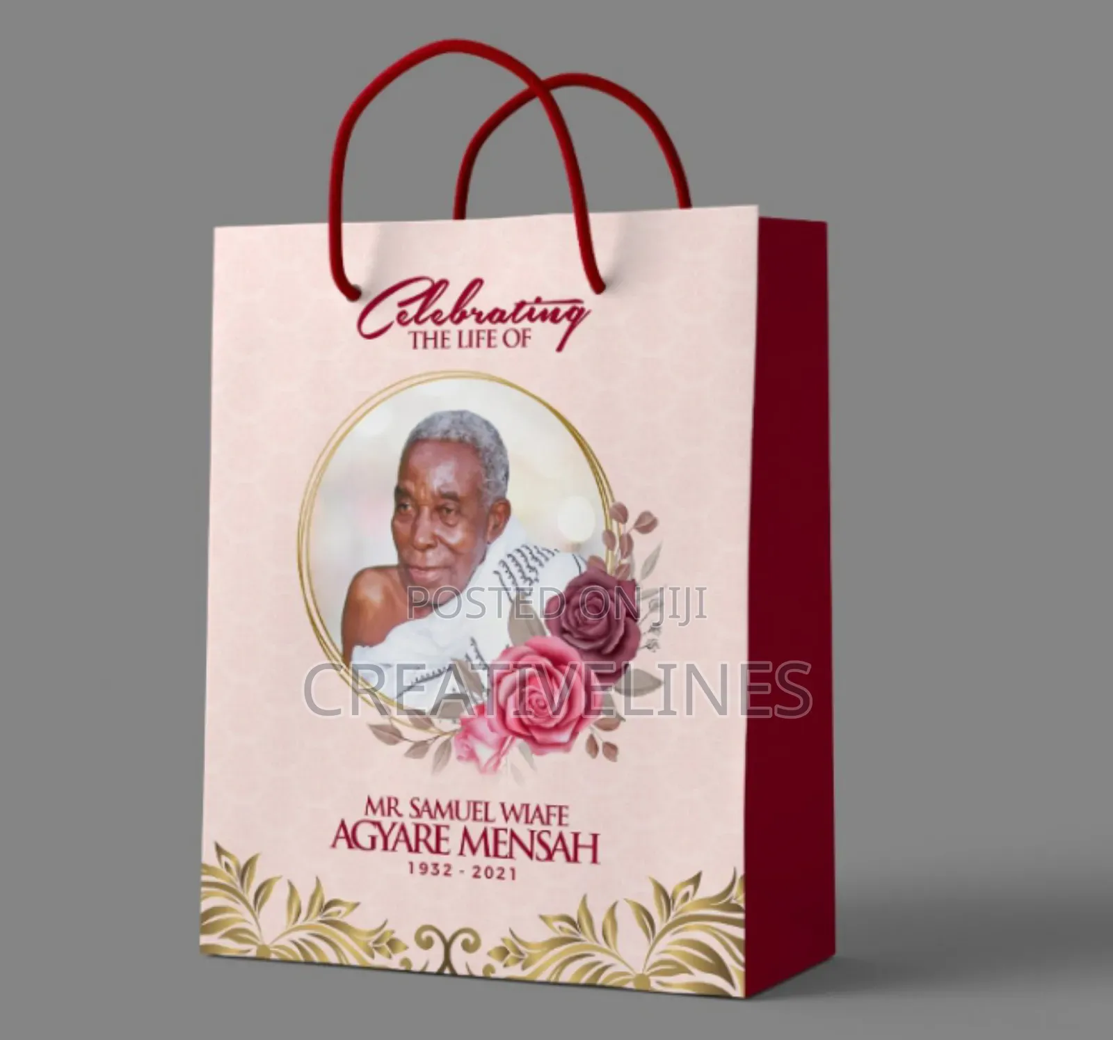Full Color Funeral Bag