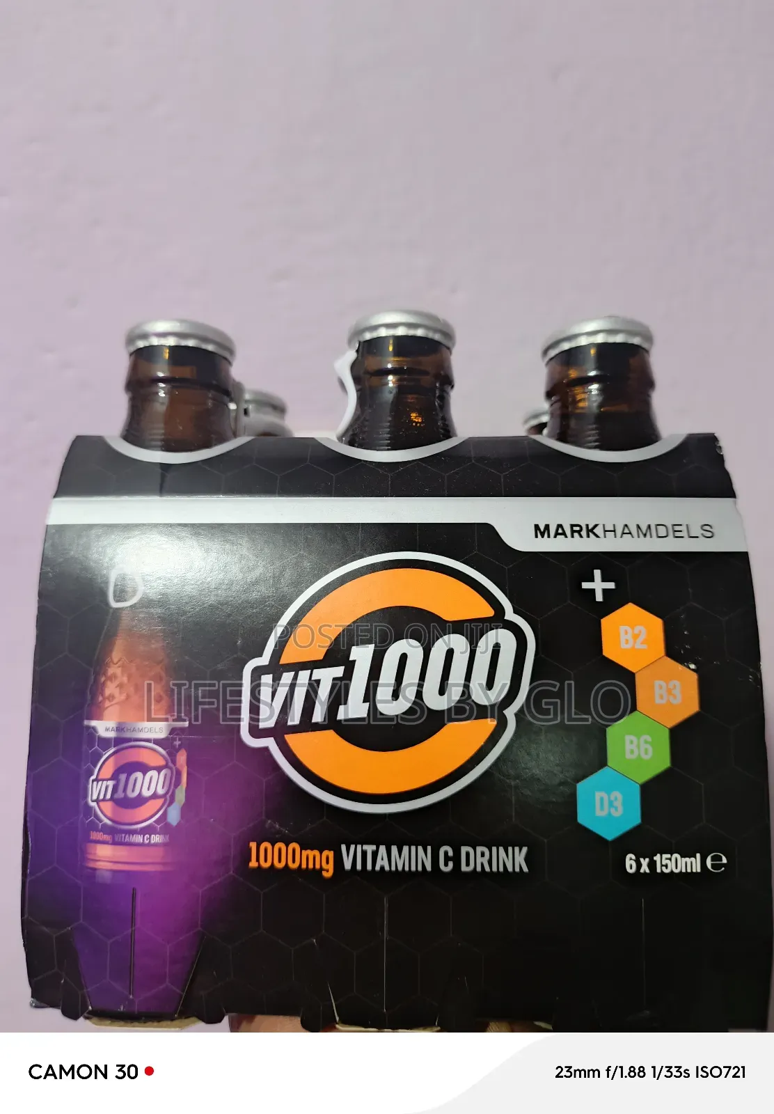 Vitamin C1000mcg B2 B3 B6 D3 Drink