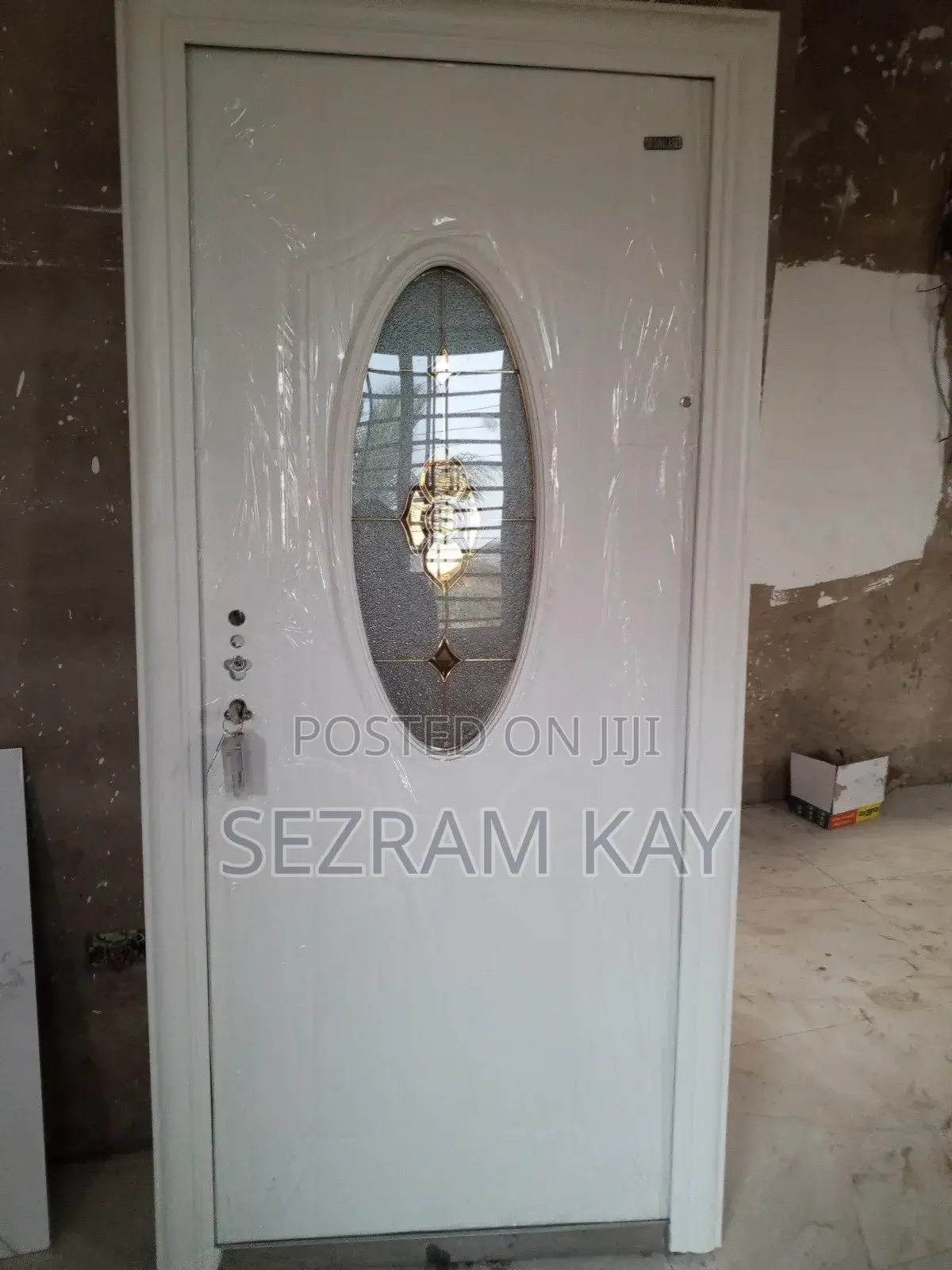 Inbuilt Glass Security Door