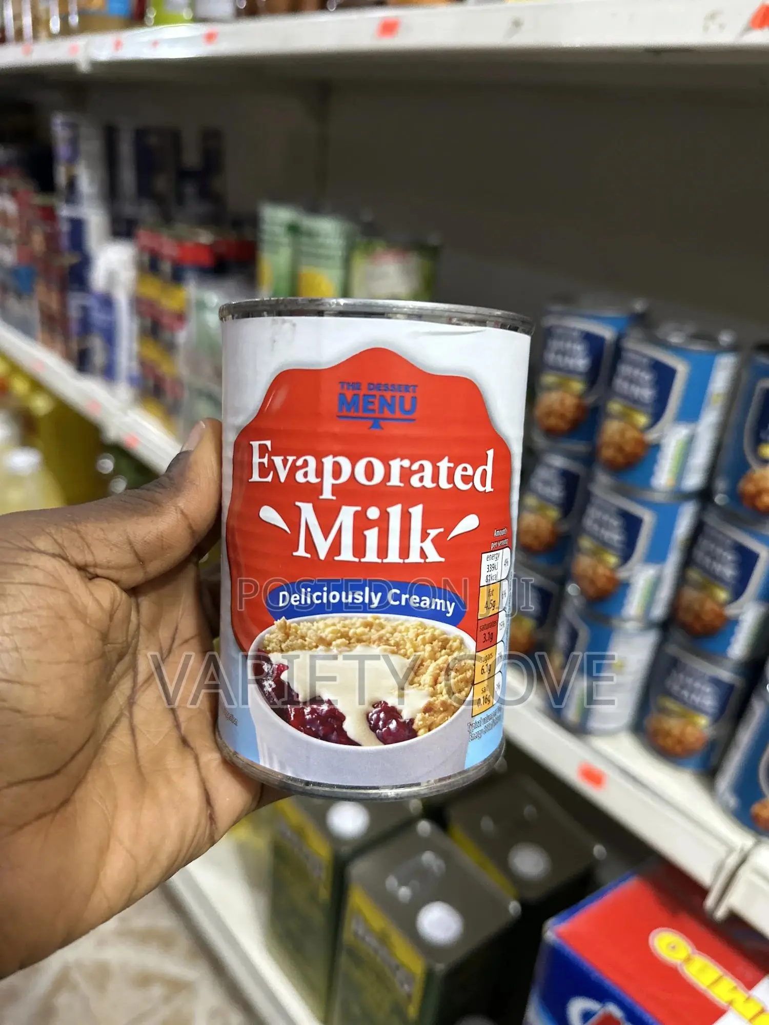Evaporated Milk From UK