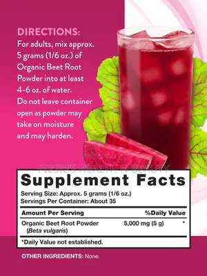 Nature’S Truth Organic Beet Rooot Powder