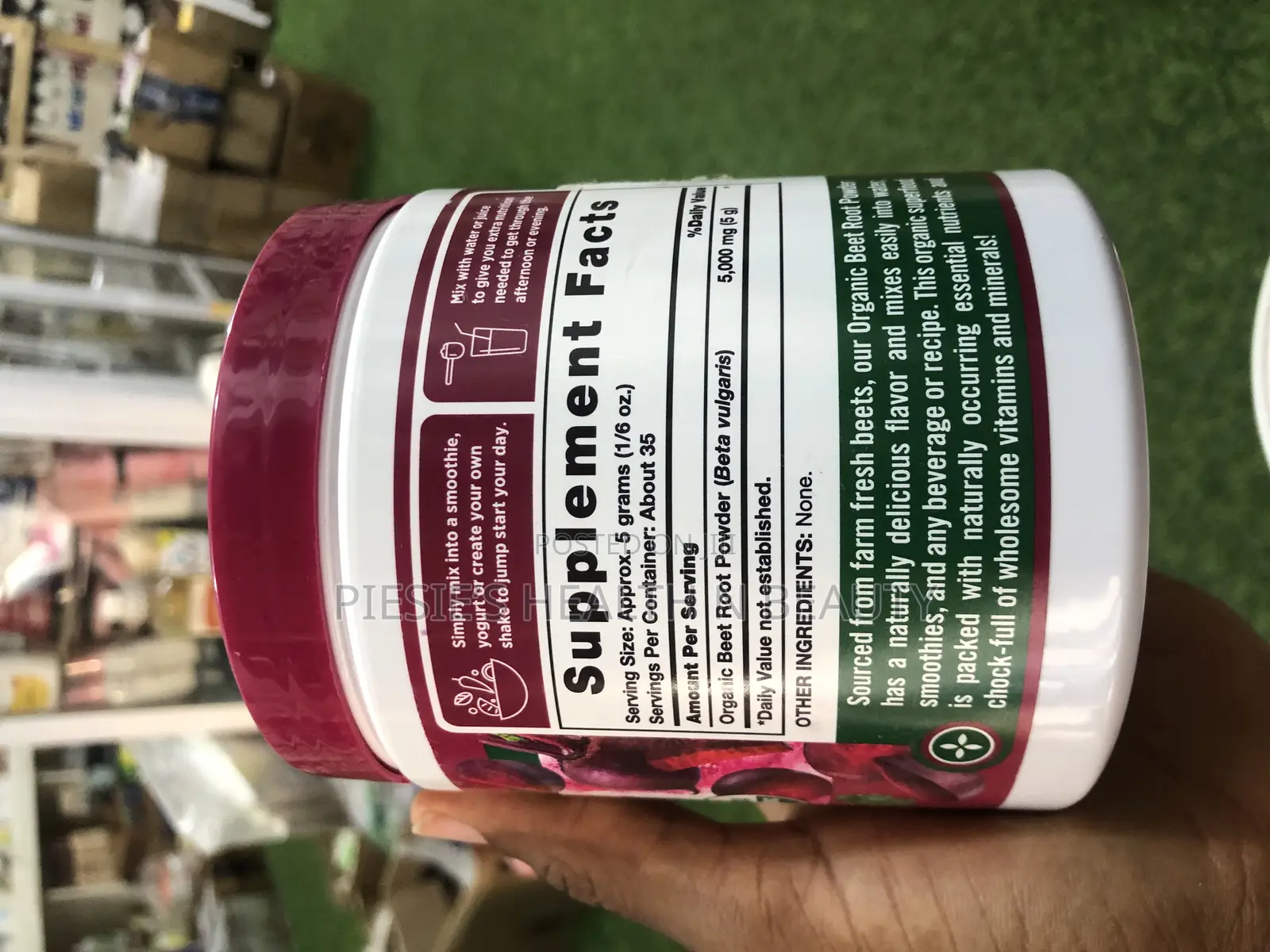 Nature’S Truth Organic Beet Rooot Powder