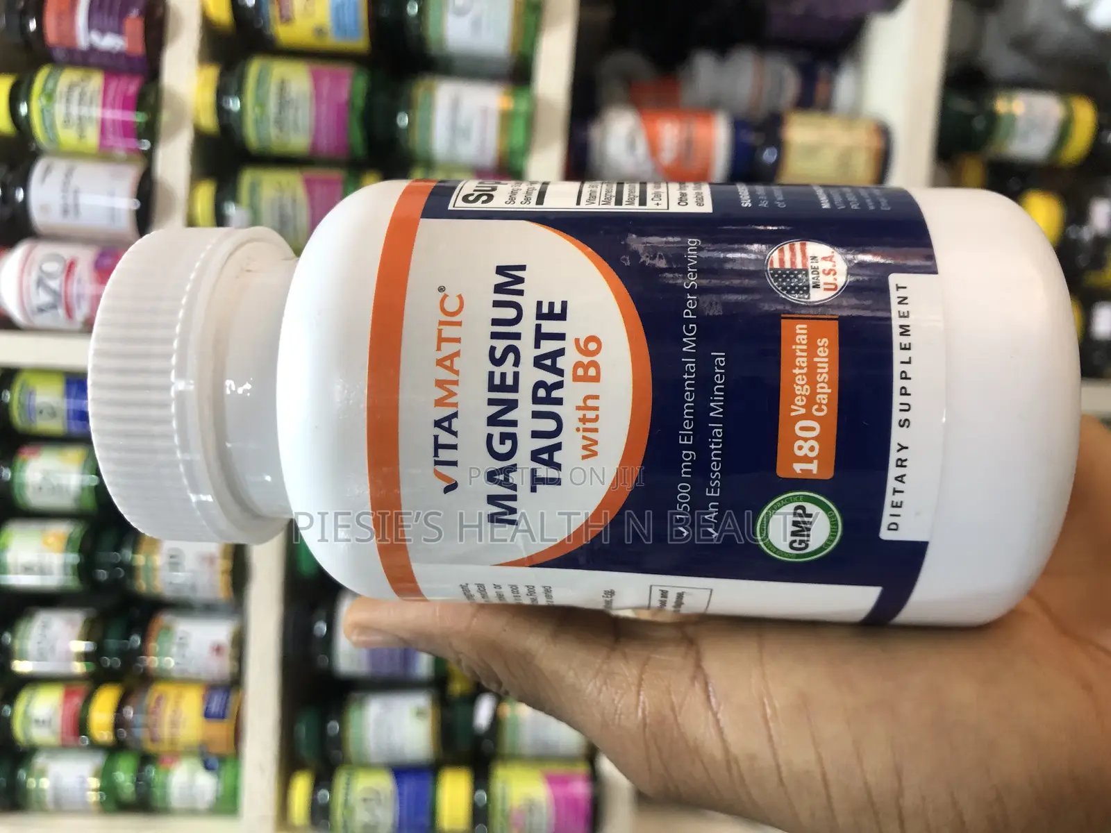 Vitammatic Magnessuim Taurate With B6 180 Capsules