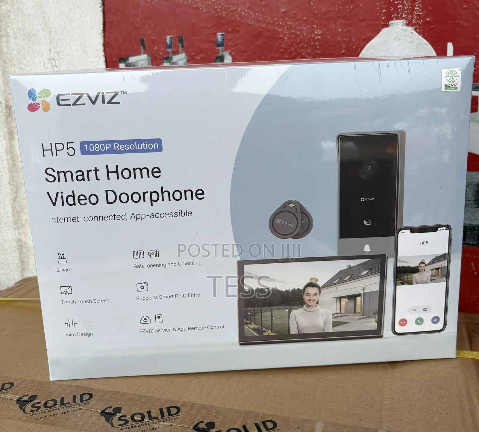 Ezviz Hp5 Wifi/Wireless Video Intercom2mp Colortouchmonitor