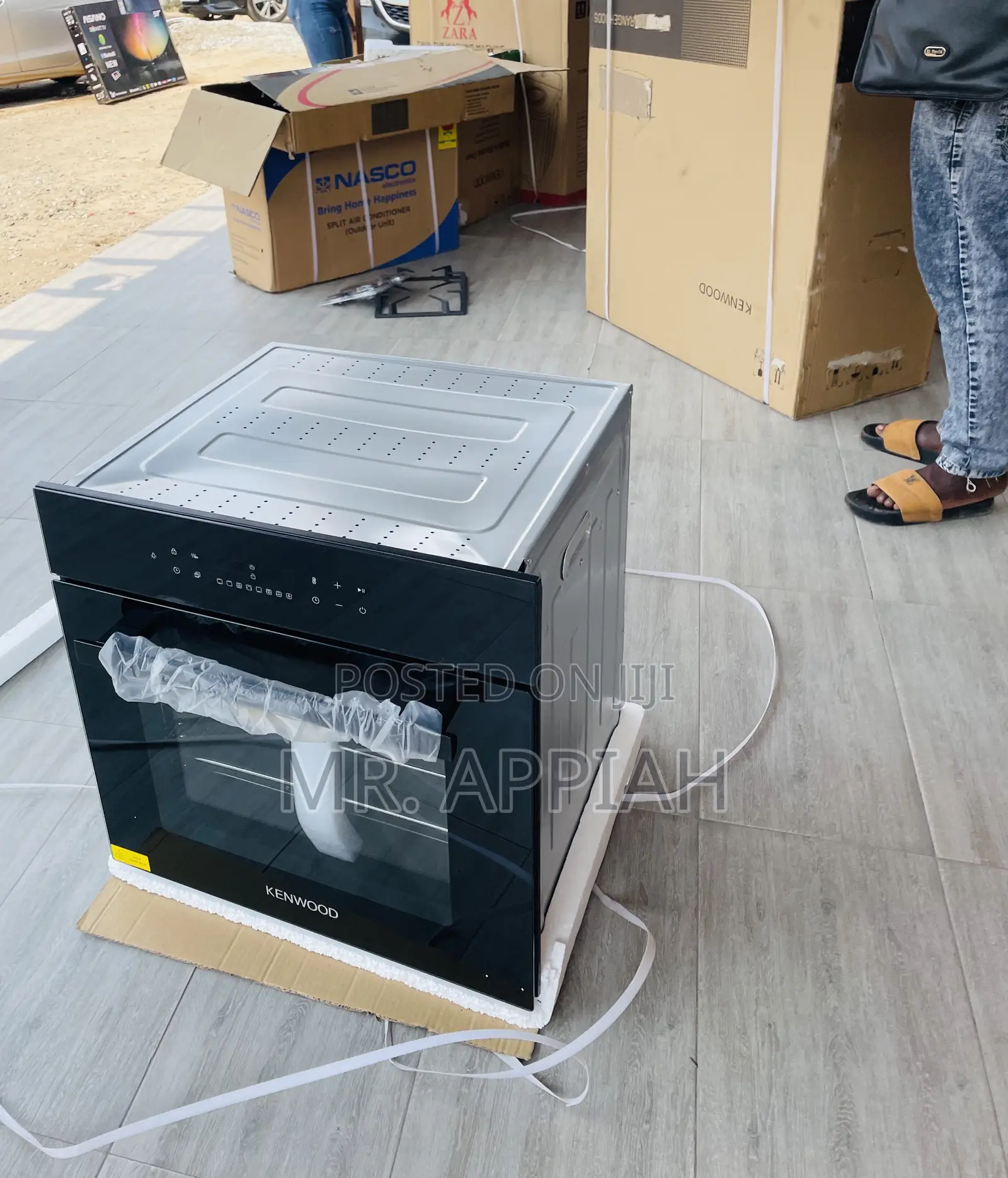 Fast Feast Kenwood 60cm Touch Screen Oven(Gray).