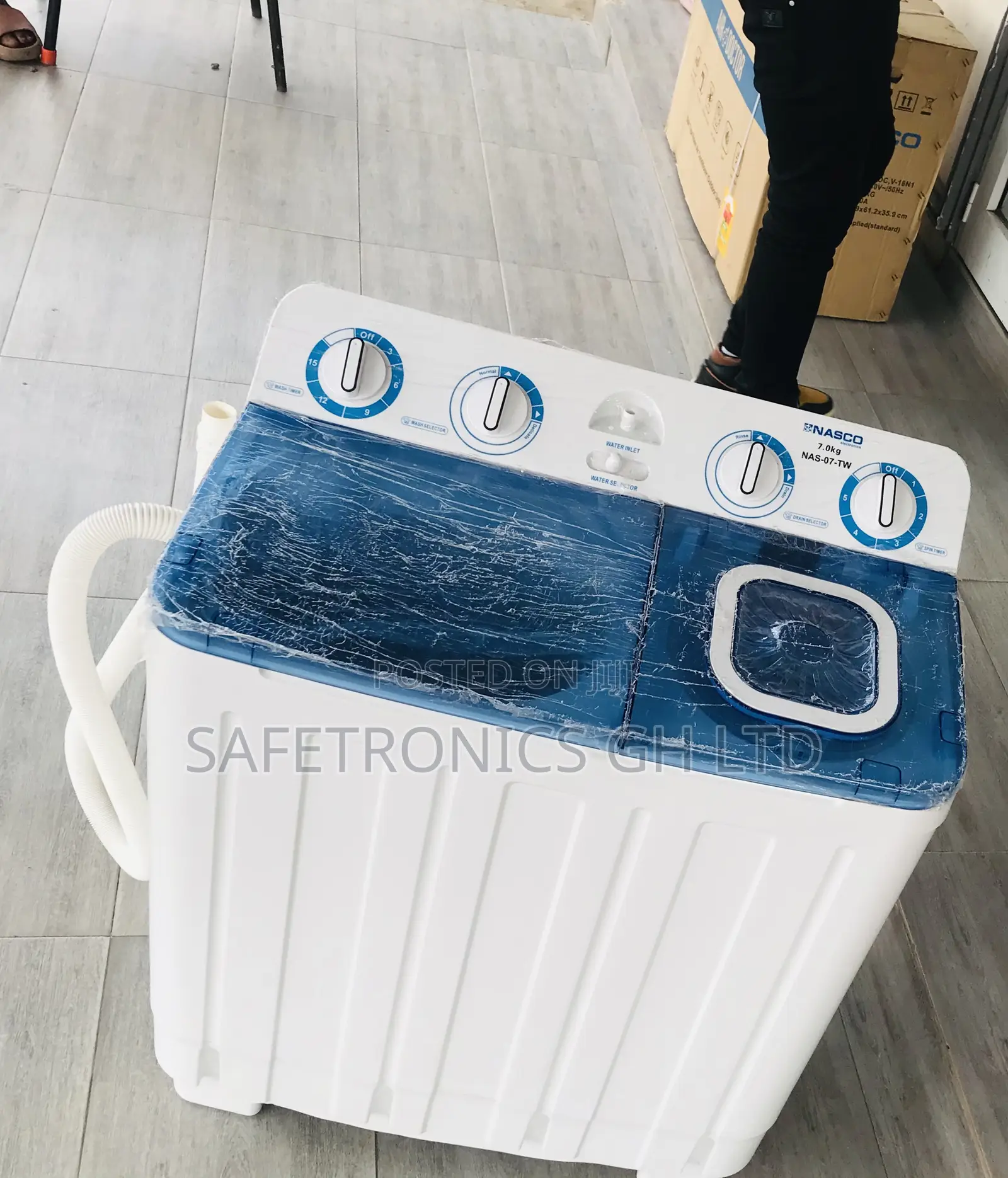 Reliable White Ecowash Nasco 7kg Topload Semiauto Washer