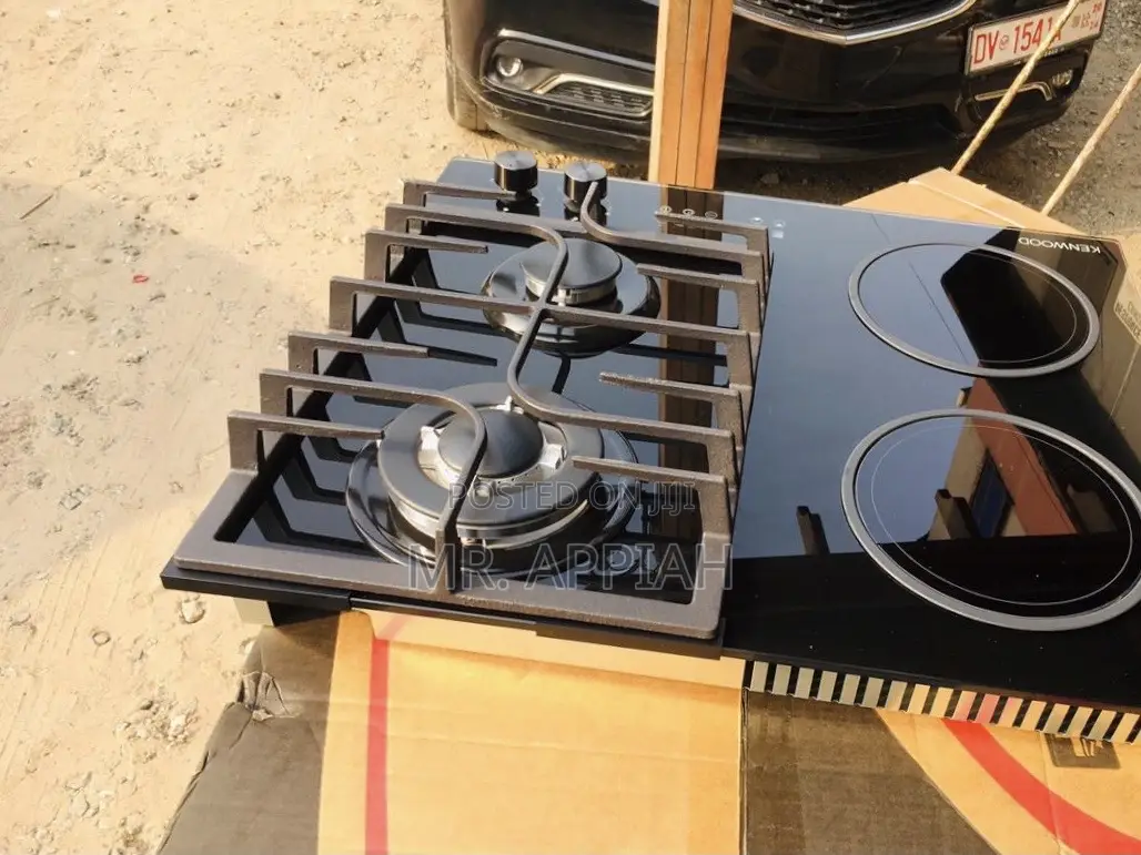 Unique Kenwood 60cm 2 + 2 Inbuilt Burner(Black) 