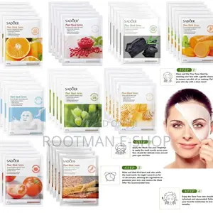 50pcs SADOER Best Wholesale Skin Care Plants Face Mask
