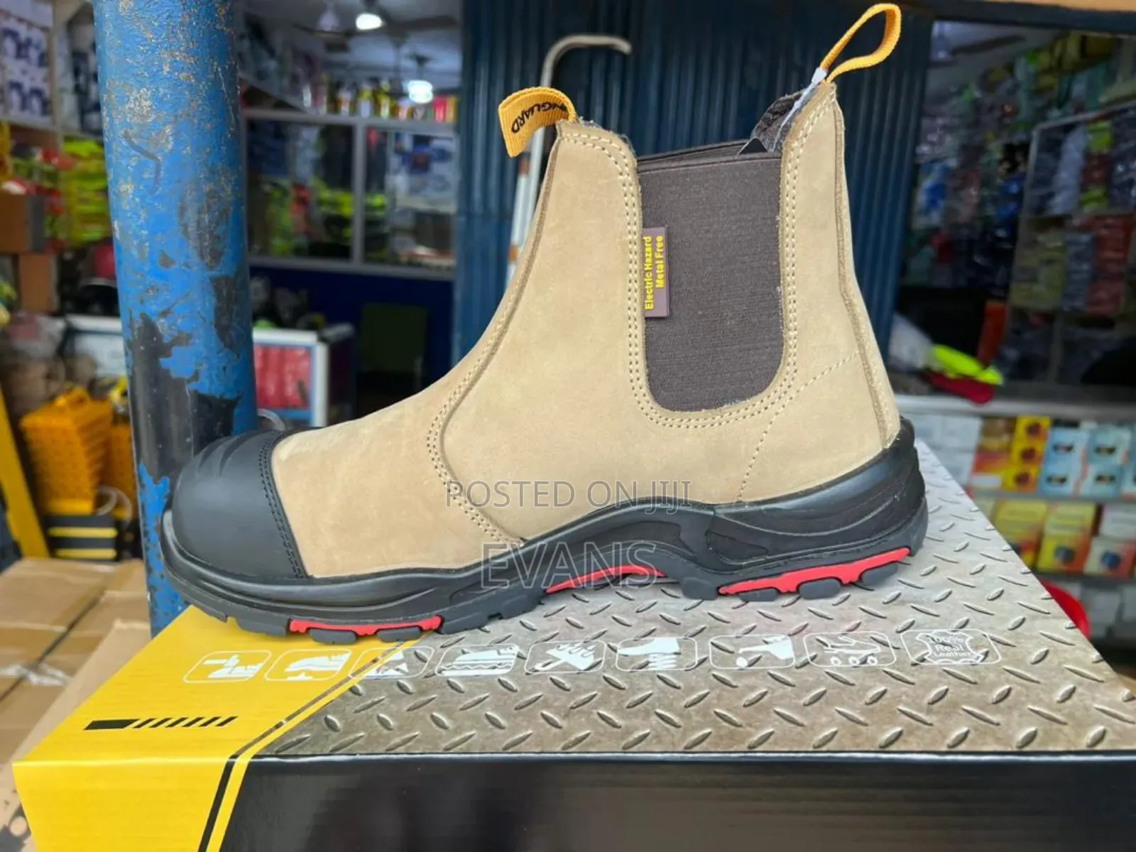 Kinguard No Lace High Ankle Safety Boot