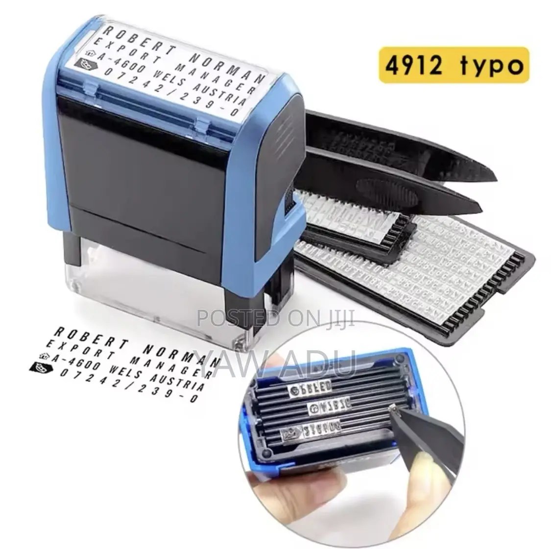 Rubber Stamp Personalized Customized Self-Inking