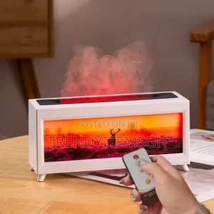 Flame Aroma Diffuser 220ml With Remote