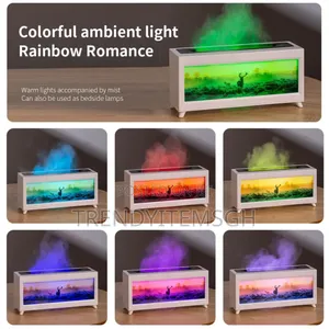 Flame Aroma Diffuser 220ml With Remote