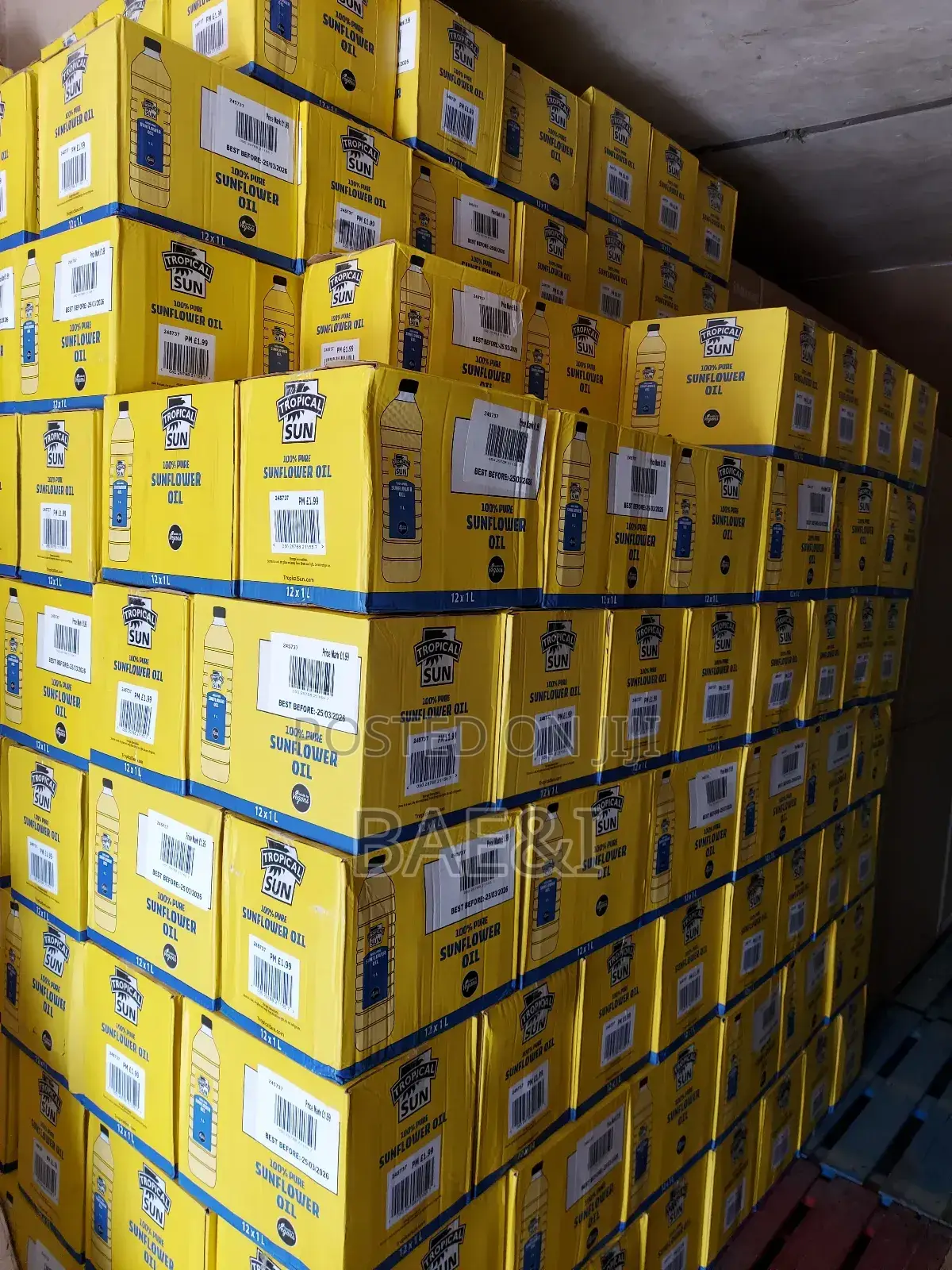 100% Pure Tropical Sunflower 1ltr