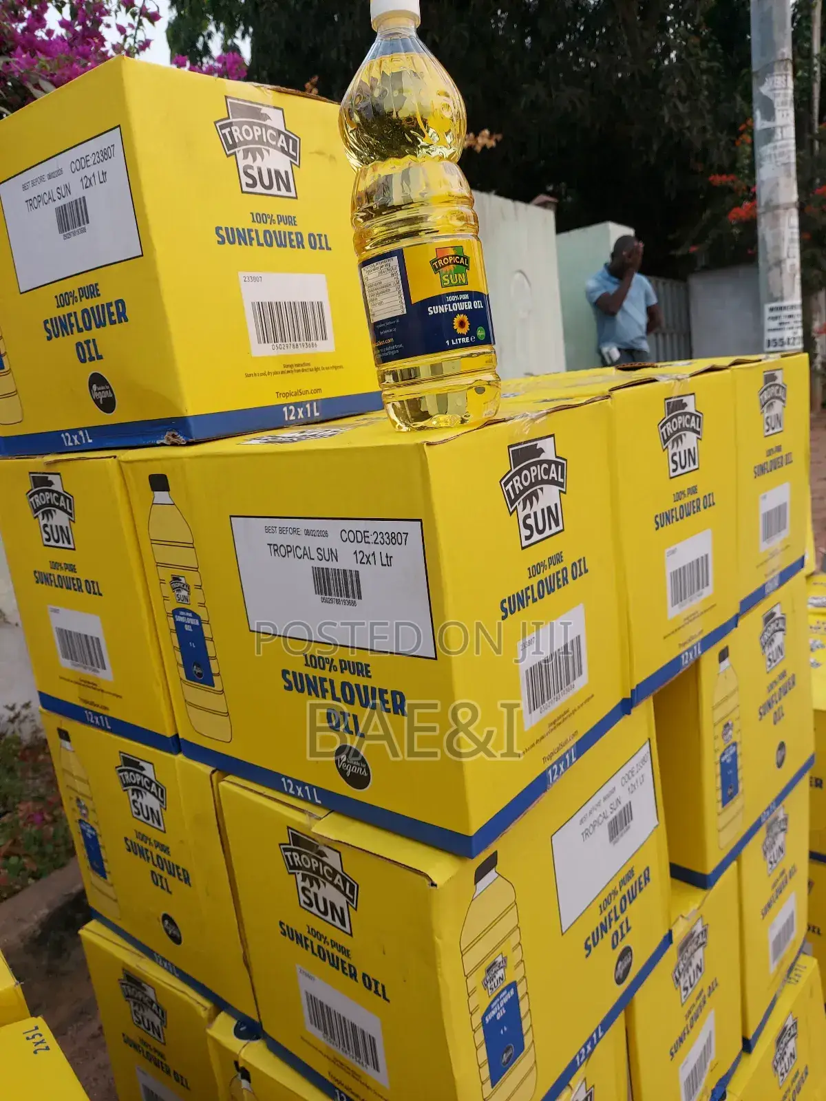 100% Pure Tropical Sunflower 1ltr