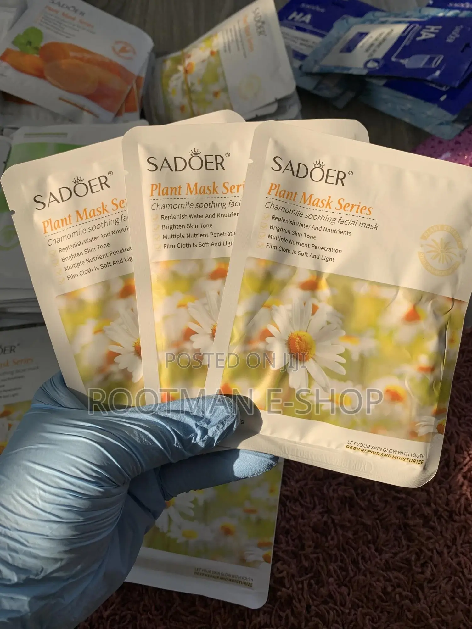 50pcs SADOER Best Wholesale Skin Care Plants Face Mask