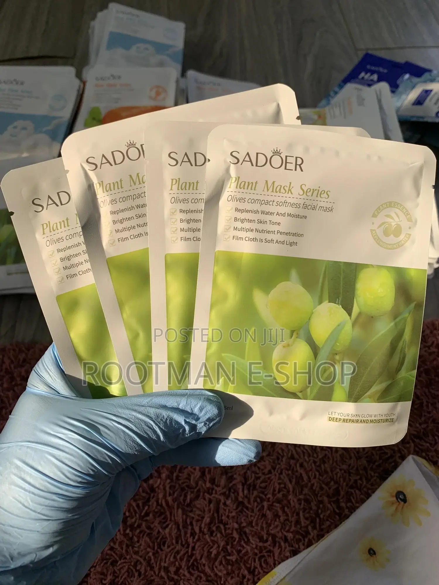 50pcs SADOER Best Wholesale Skin Care Plants Face Mask