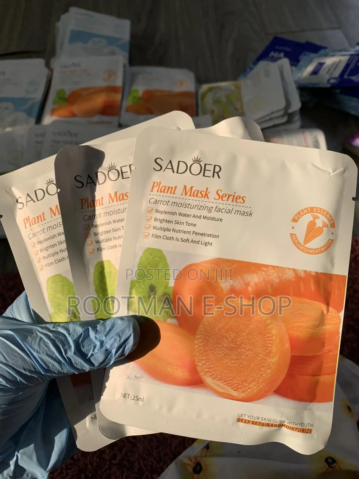 50pcs SADOER Best Wholesale Skin Care Plants Face Mask