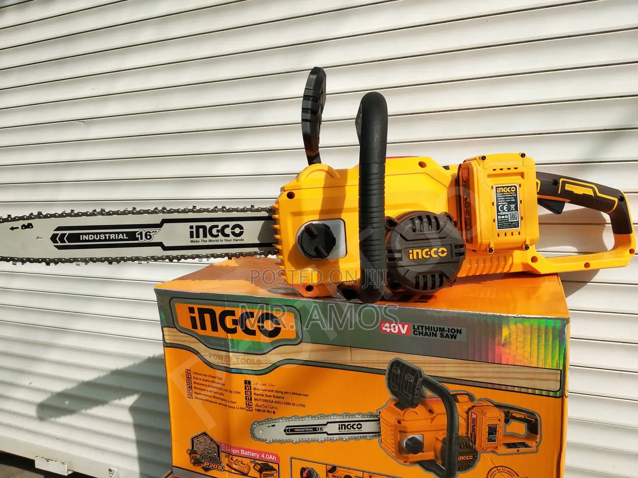 16 Inches Cordless Chainsaw With 2 Batteries - Cgsli401682