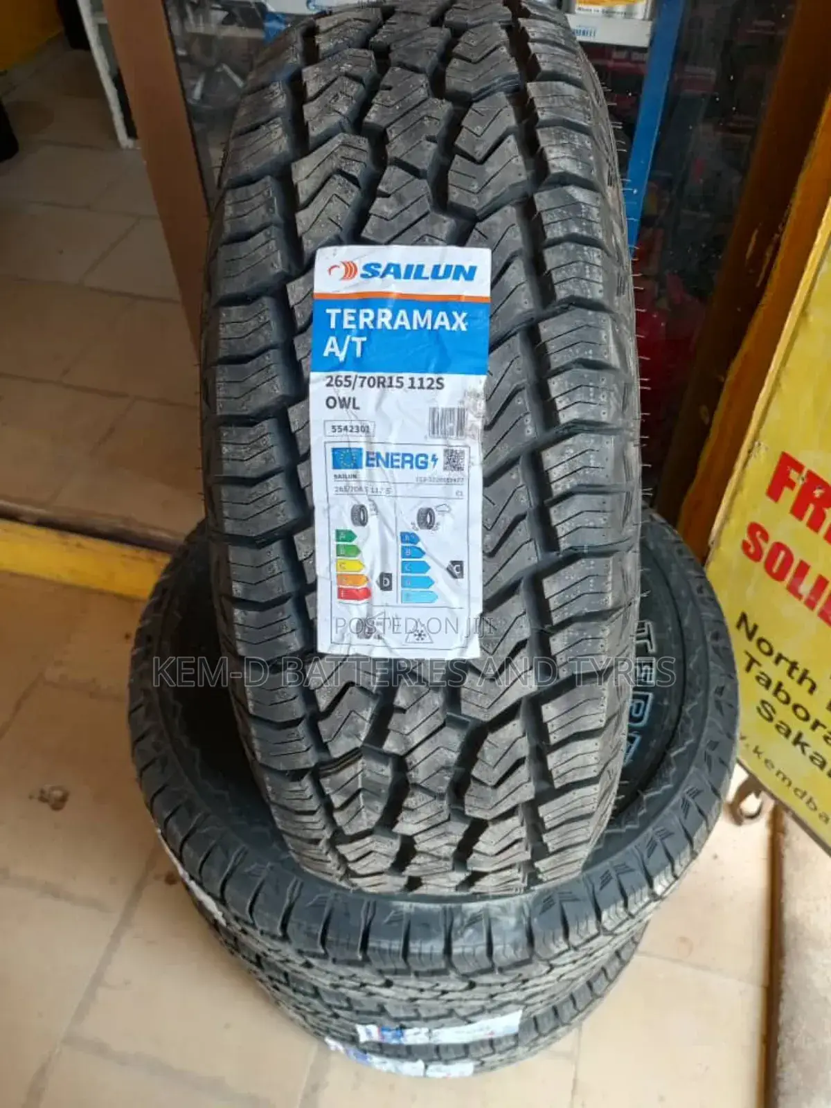 265/70r15 AT Sailun Tyres + Free Delivery or Free Fixing