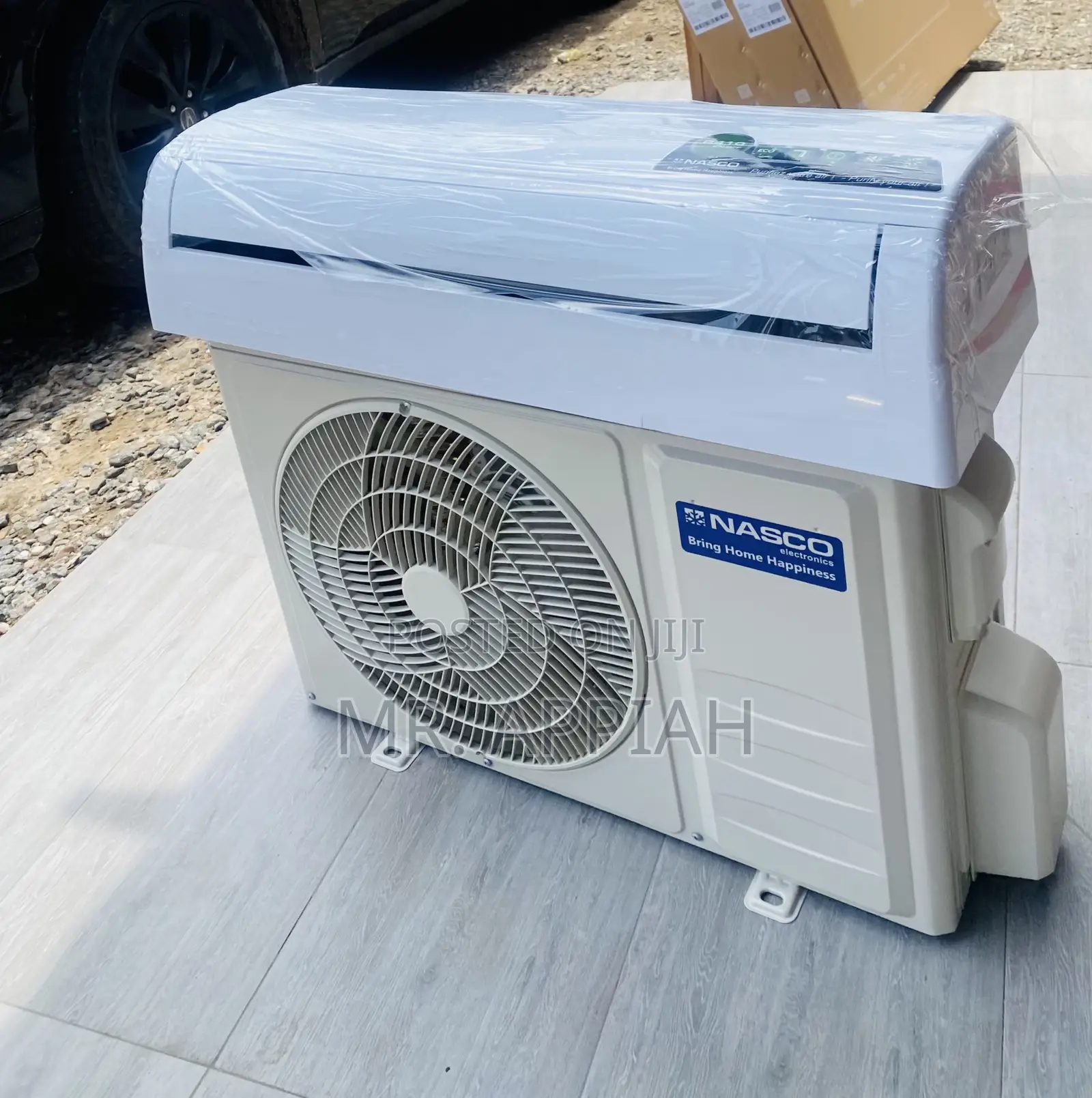 Stay Cool With Nasco 1.5hp Non Inverter Ac(White).