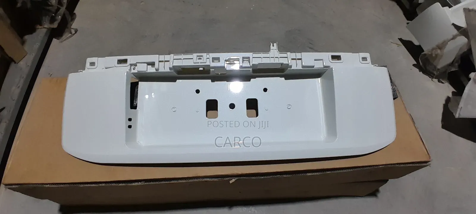 Prado Number Plate Molding