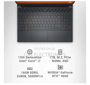 New Laptop Dell G15 5535 16GB Intel Core i7 SSD 1T