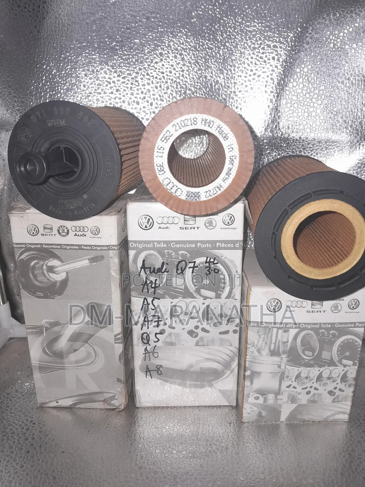 Vw, Audi, Skoda Oil Filter Cartridge