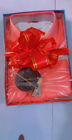 Official Plain Shirt With Original Belt for Men