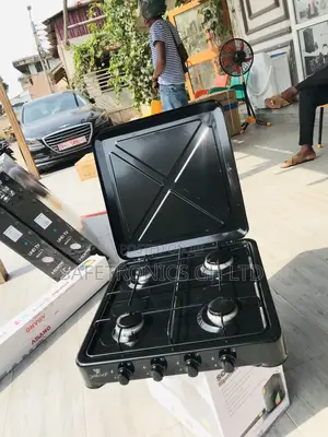 Yucel Black Brand New 4 Gas Cooker Fast Cooking