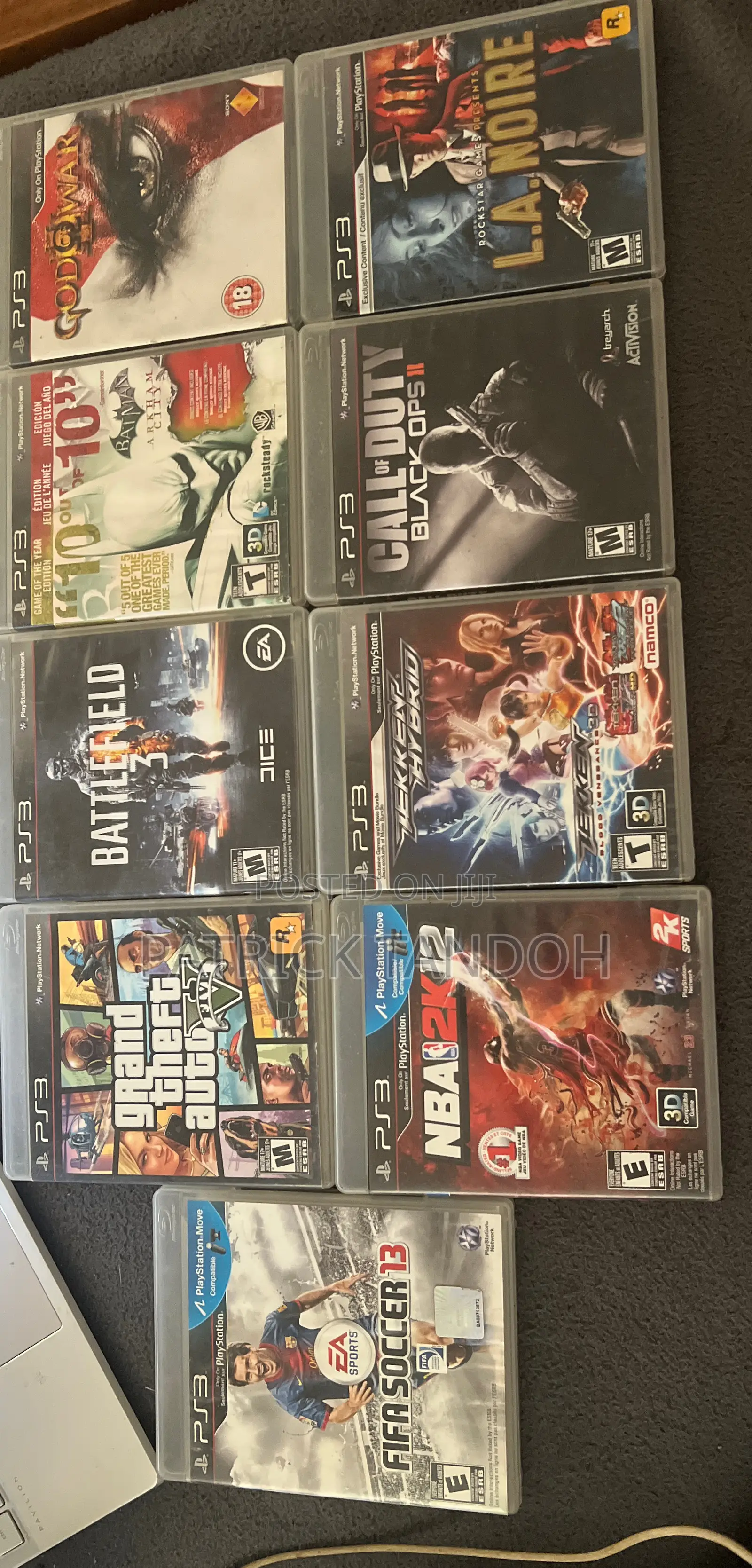 Playstation 3 Game CD’S (9)