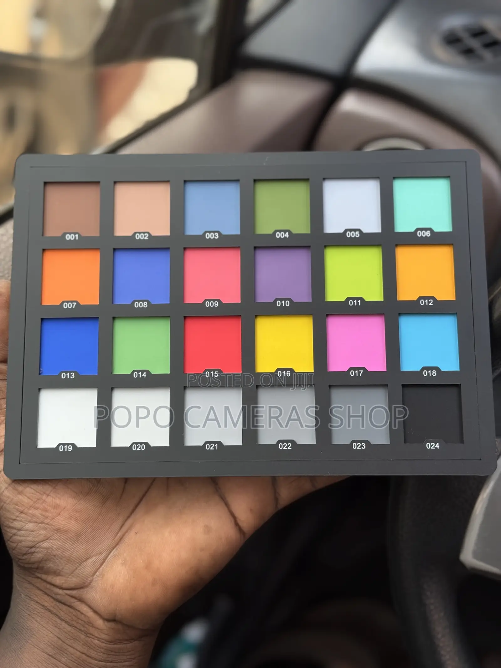 Professional 24 Color Checker Pallete Board