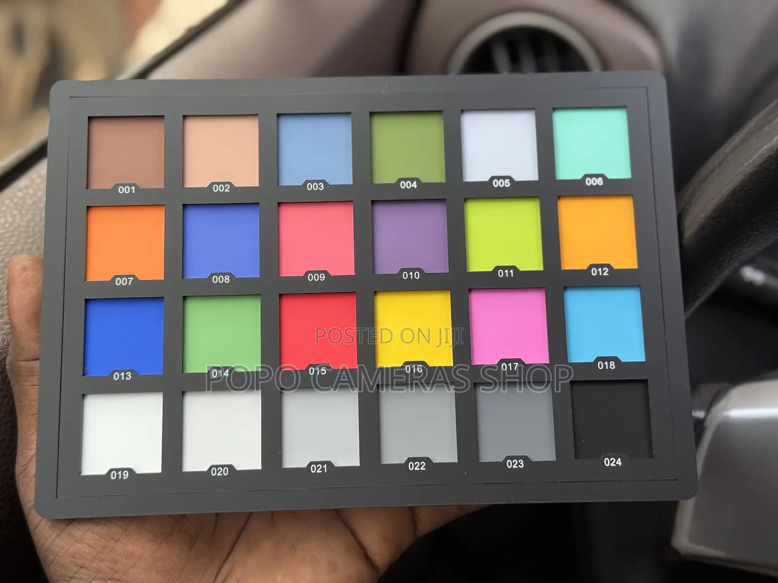 Professional 24 Color Checker Pallete Board