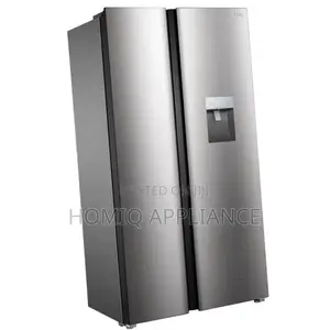 Tcl(P520sbn)Fridge Side by Sidewater Dispenser/607ltr/Silver