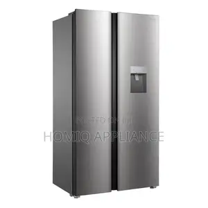 TCL (607l)P520sbn Fridge Side by Side With Dispenser 607ltr