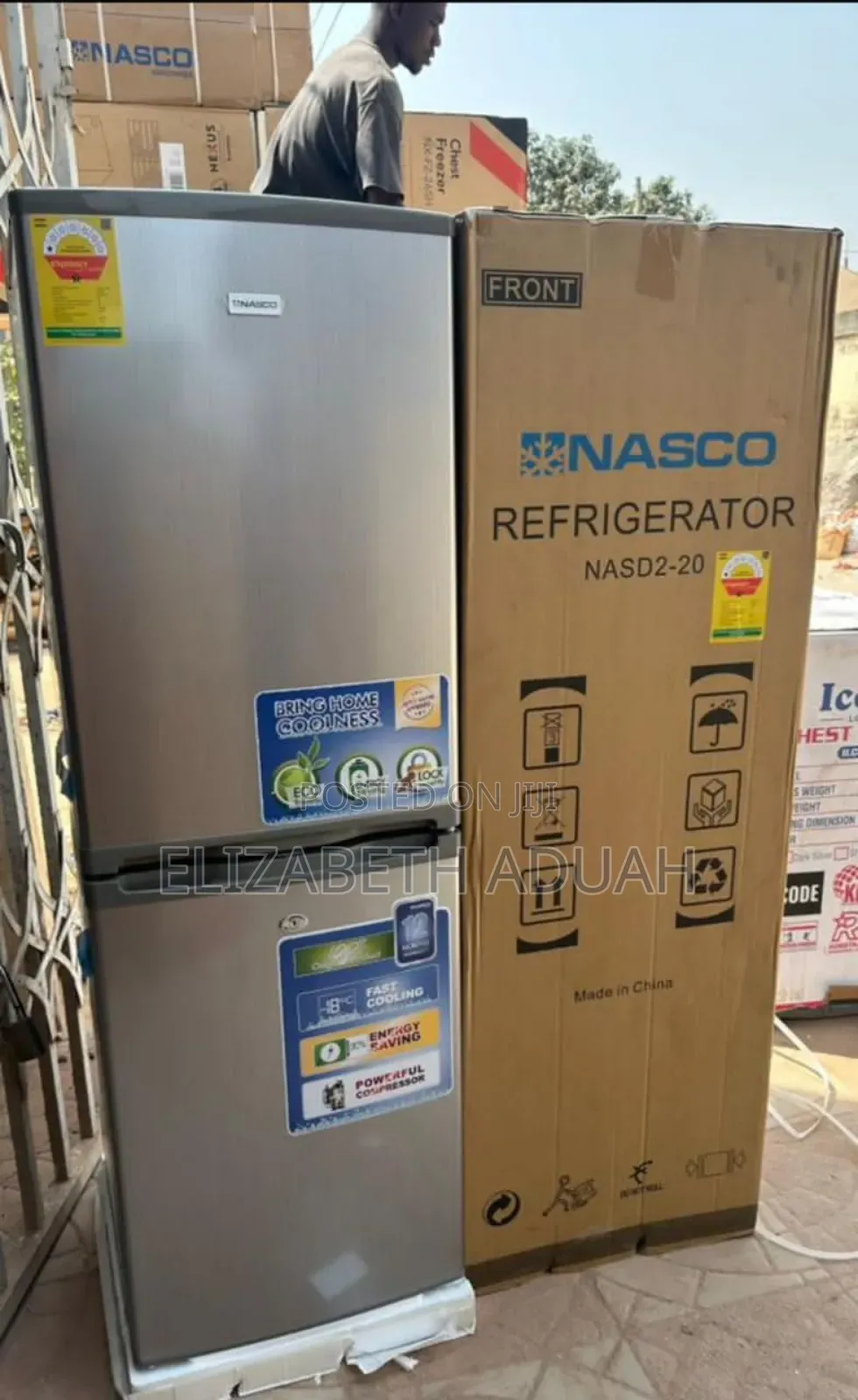 Nasco 142L Double Fridge