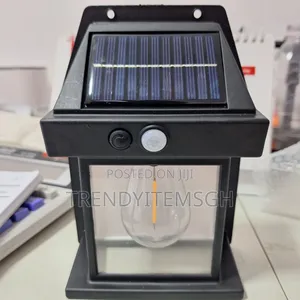 Solar Powered Tungsten Filament Wall Lamp