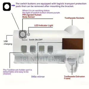Multifunction Toothpaste Sterilizer Dispenser