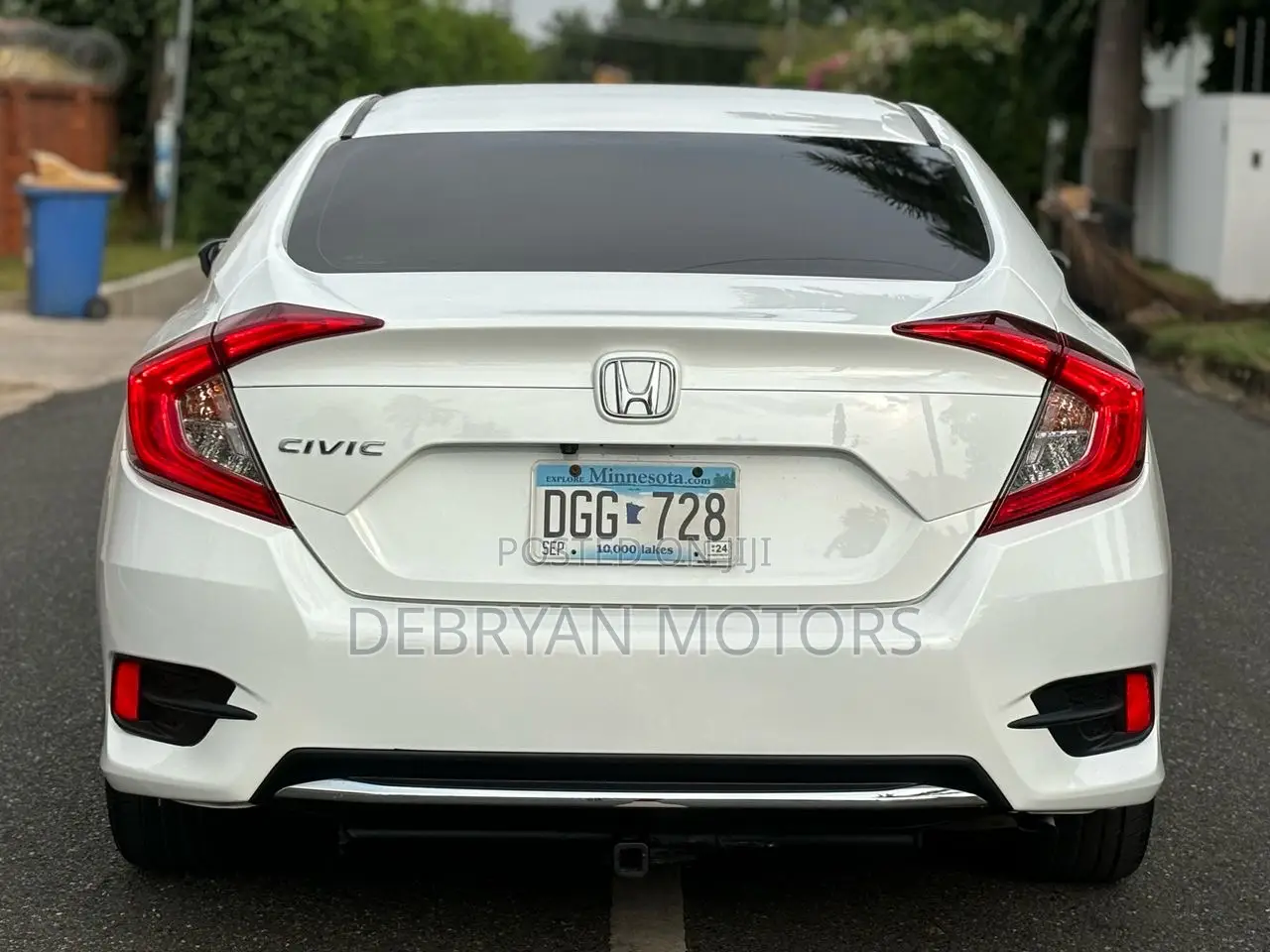Honda Civic EX Sedan 2019 White