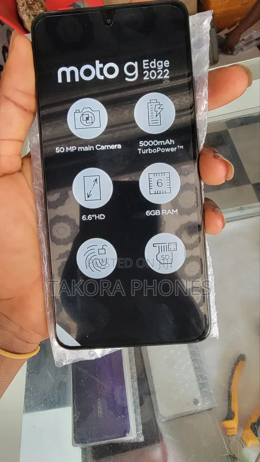Motorola Edge (2022) 128 GB Black