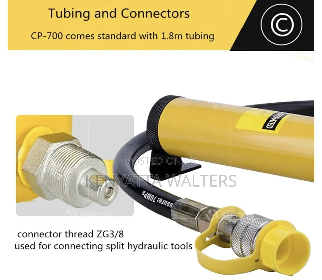 Manual Hydraulic Pump Portable Cp-700