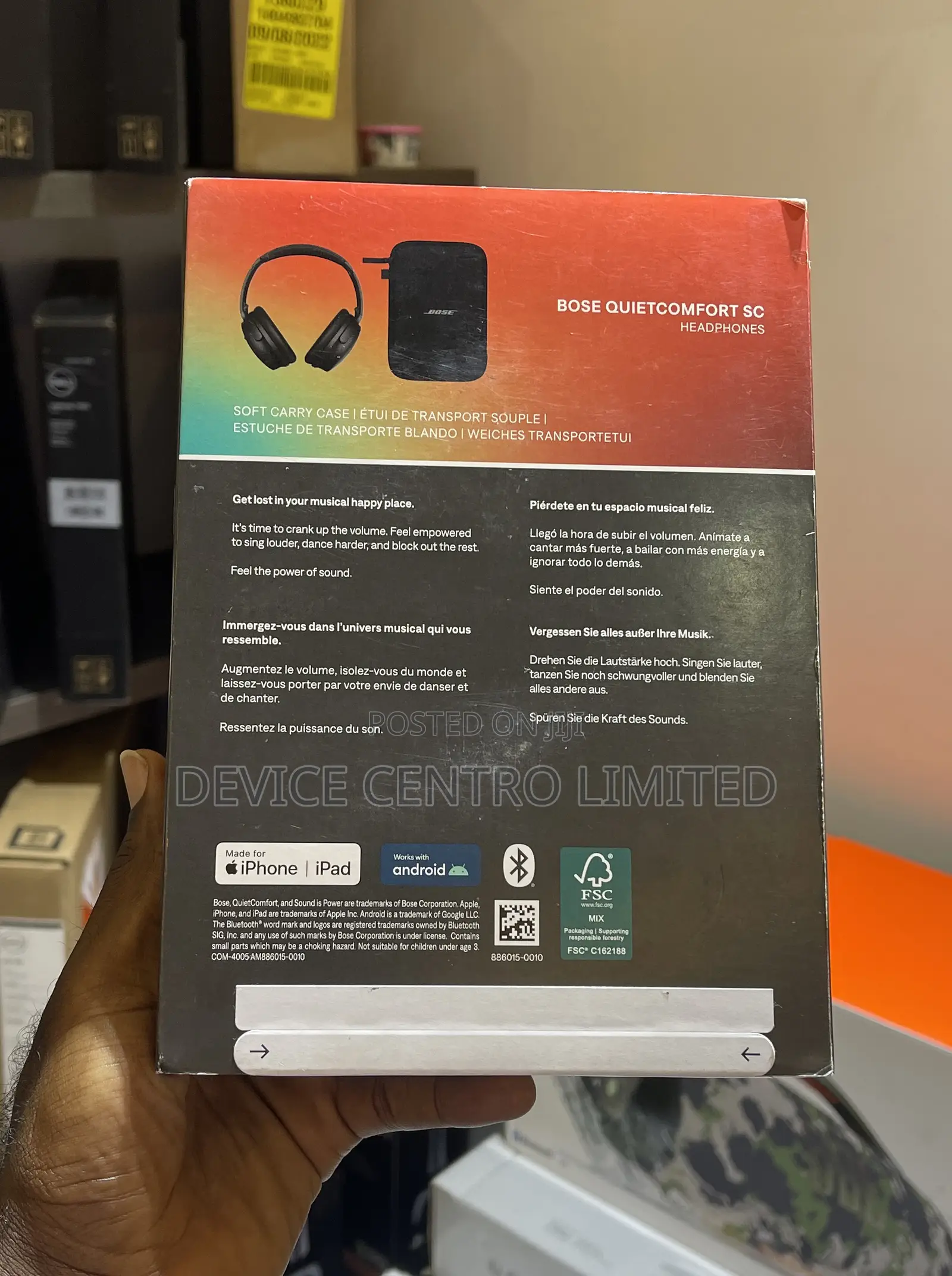 Bose Quiet Comfort Sc Headphones