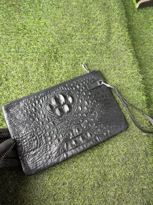 Crocodile Leather Clutch Bag