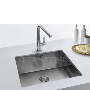 Single Kitchen Sink. Silver. 6045.