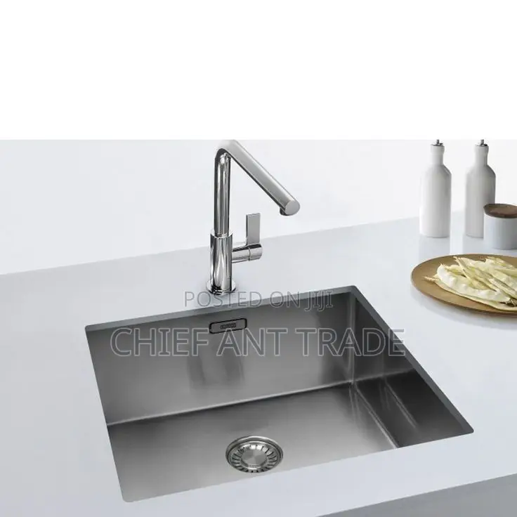 Single Kitchen Sink. Silver. 6045.