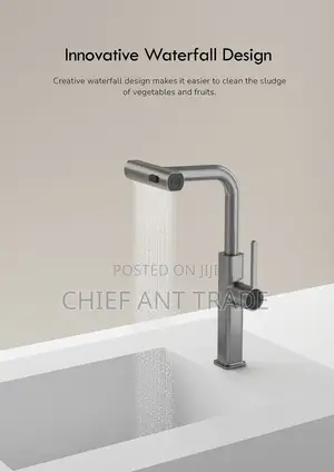 Pull Kitchen Faucet / Tap . Hot Cold. 6018h