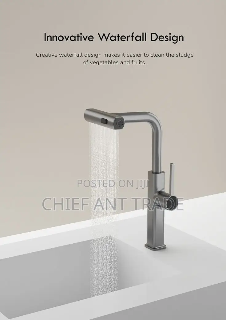 Pull Kitchen Faucet / Tap . Hot Cold. 6018h